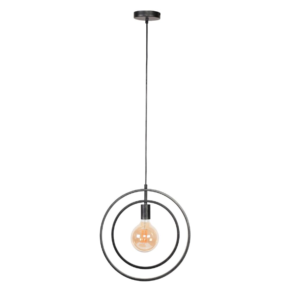 moderne hanglamp Davio charcoal afbeelding 1
