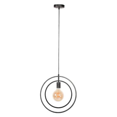 moderne hanglamp Davio charcoal afbeelding 1