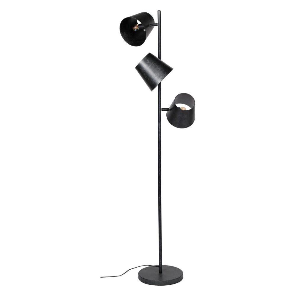 Nest of Nora vloerlamp 3-lichts charcoal afbeelding 1