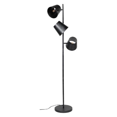 Nest of Nora vloerlamp 3-lichts charcoal afbeelding 1