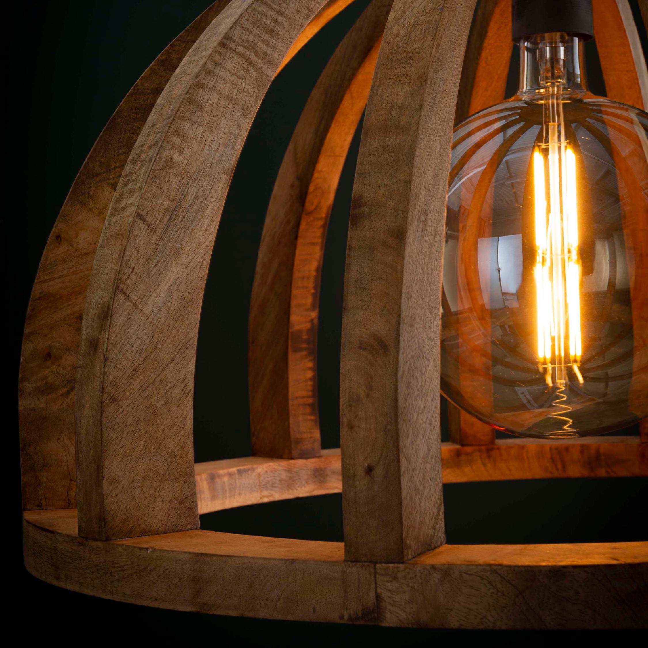 Lenrik mangohouten hanglamp afbeelding 5