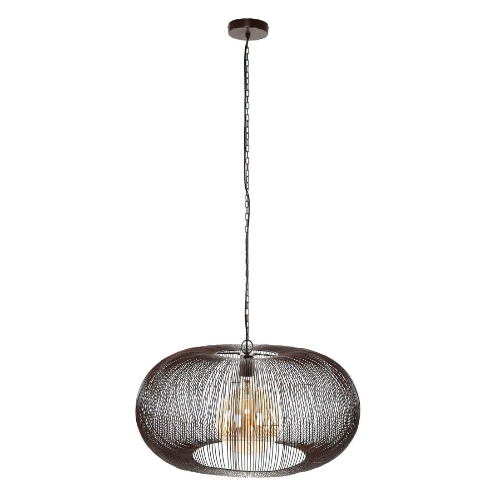 Sona zwarte ronde hanglamp 70 cm afbeelding 1