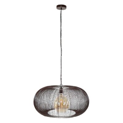 Sona zwarte ronde hanglamp 70 cm afbeelding 1