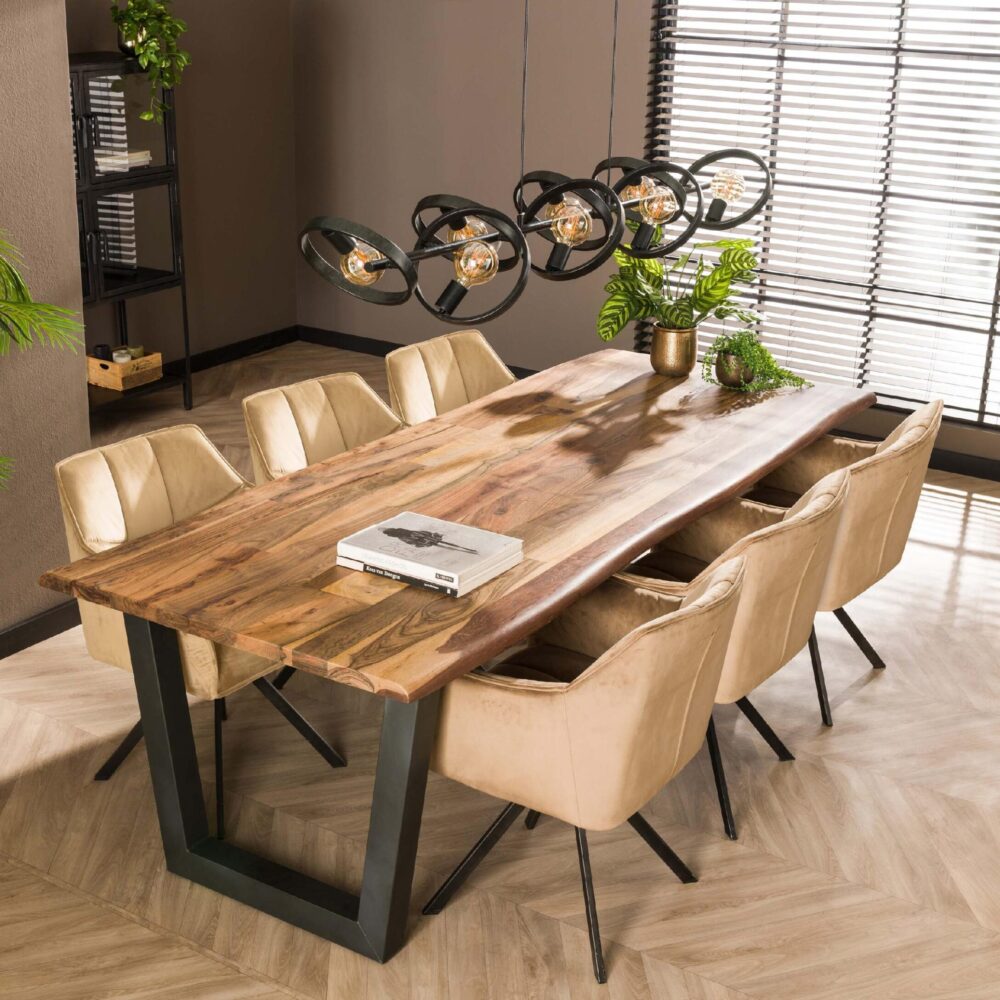 industriële eetkamerlamp 8 lichts Envi afbeelding 5