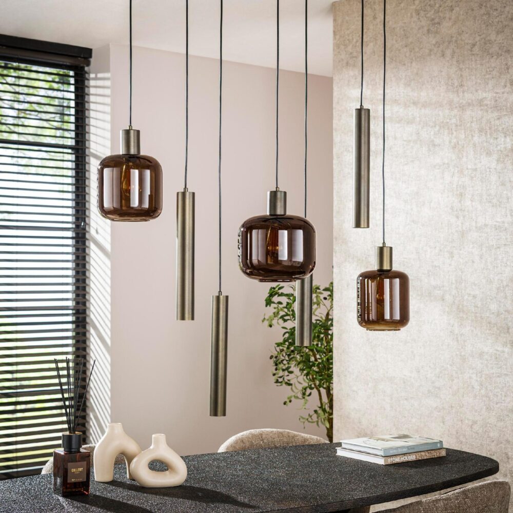 Nari 7-lichts hanglamp eettafel afbeelding 4