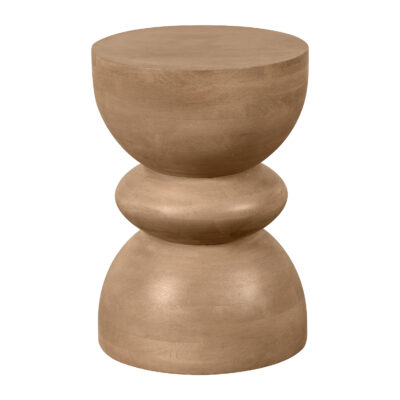 Bijzettafel Luis, gestapeld bijzettafeltje, tafeltje, bijzettafel hout, bijzettafel mangohout, mangohout naturel mat, Bijzettafel, bijzettafel rond, bijzettafeltje,