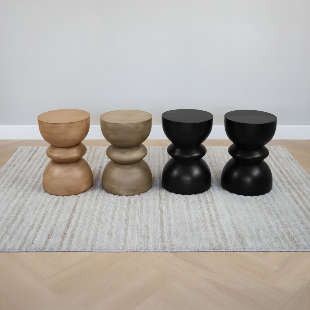 Bijzettafel Luis, gestapeld bijzettafeltje, tafeltje, bijzettafel hout, bijzettafel mangohout, mangohout naturel mat, Bijzettafel, bijzettafel rond, bijzettafeltje,