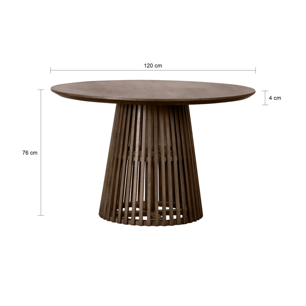 Lewis & Loft ronde eettafel Levi, eettafel rond 120 cm, ronde eettafel Levi, Eettafel Levi, ronde eettafel, mangohout eettafel, eettafel rond, tafel, eettafel,