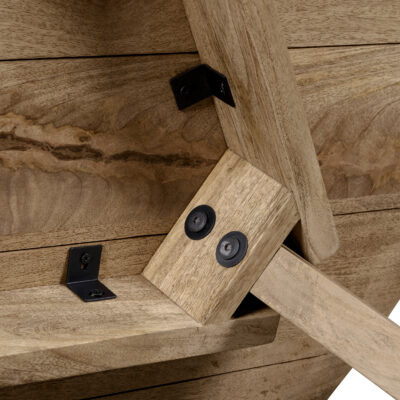 eettafel 105 cm, eettafel, eettafel Lien, Lewis & Loft Eettafel Lien, ronde eettafel hout, eettafel 105 cm rond, ronde tafel van hout, mangohout eettafel,