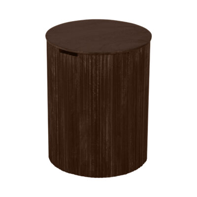 bijzettafel met opbergruimte, bijzettafel hout, tafel, bijzettafel Lonne, bijzettafel, tafeltje, bijzettafel rond, bijzettafel van mangohout, bijzettafeltje,