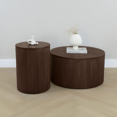 bijzettafel met opbergruimte, bijzettafel hout, tafel, bijzettafel Lonne, bijzettafel, tafeltje, bijzettafel rond, bijzettafel van mangohout, bijzettafeltje,