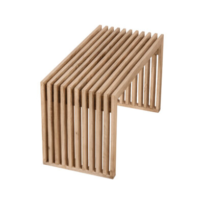 Halbankje, houten schoenenbankje, schoenenbankje, halbankje hout, schoenenbank, bankje,