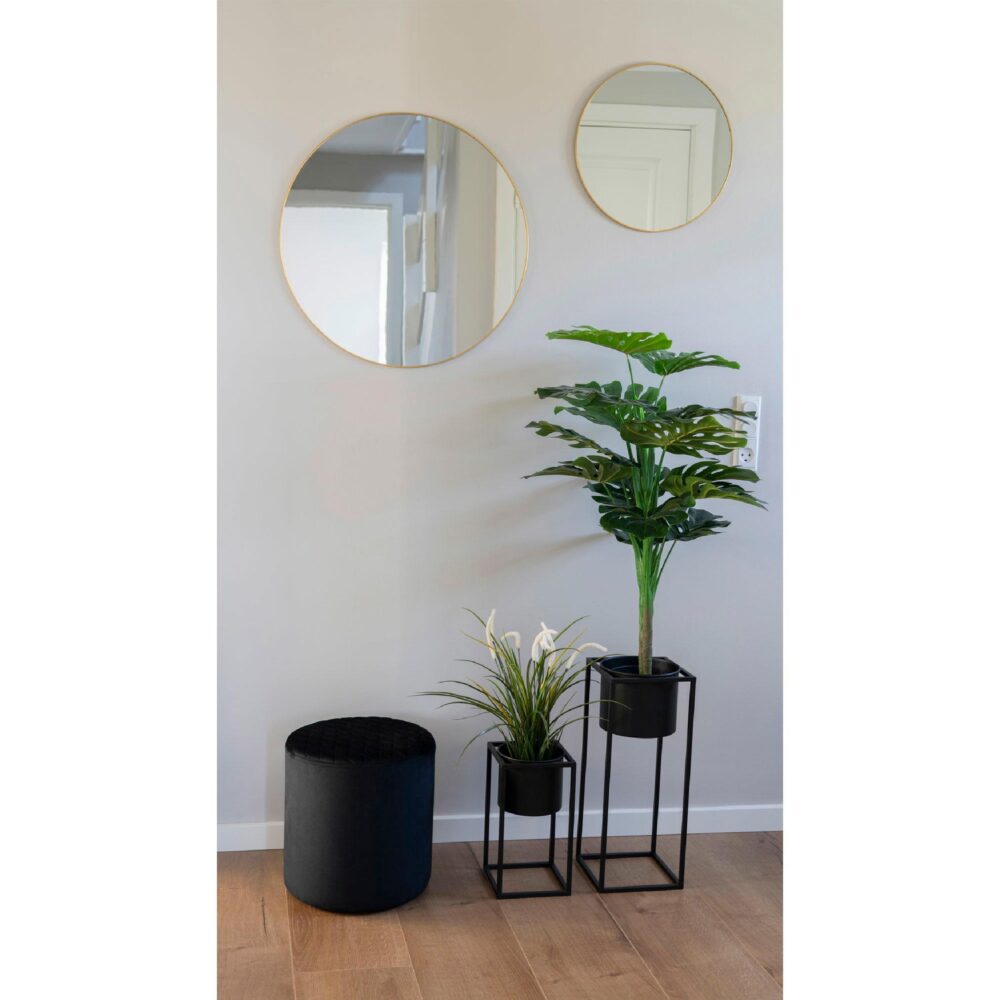 zwarte stalen plantenstandaarden set afbeelding 6