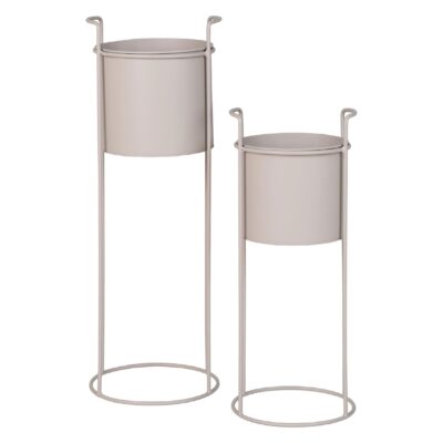 plantenstandaard set van 2 sand afbeelding 1