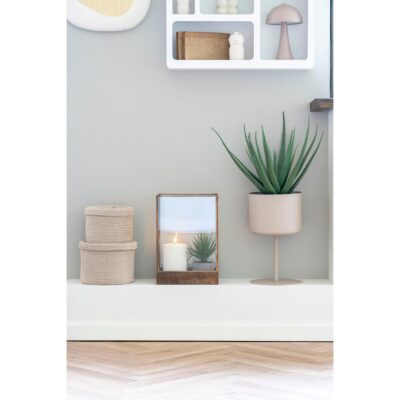 beige plantenstandaard op voet afbeelding 3