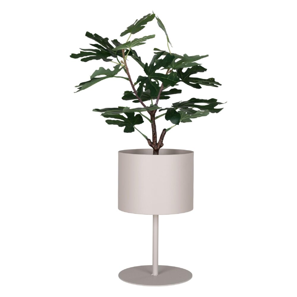 beige plantenstandaard op voet afbeelding 2