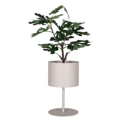 beige plantenstandaard op voet afbeelding 2