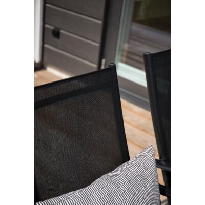 inklapbare verstelbare tuinstoelen zwart afbeelding 11