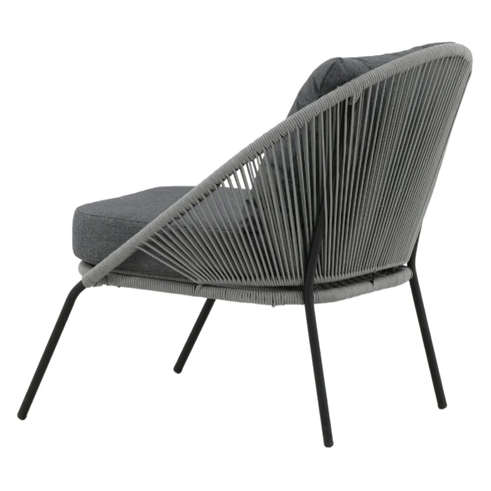 grijze loungestoel voor buiten afbeelding 5