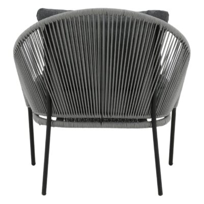 grijze loungestoel voor buiten afbeelding 7