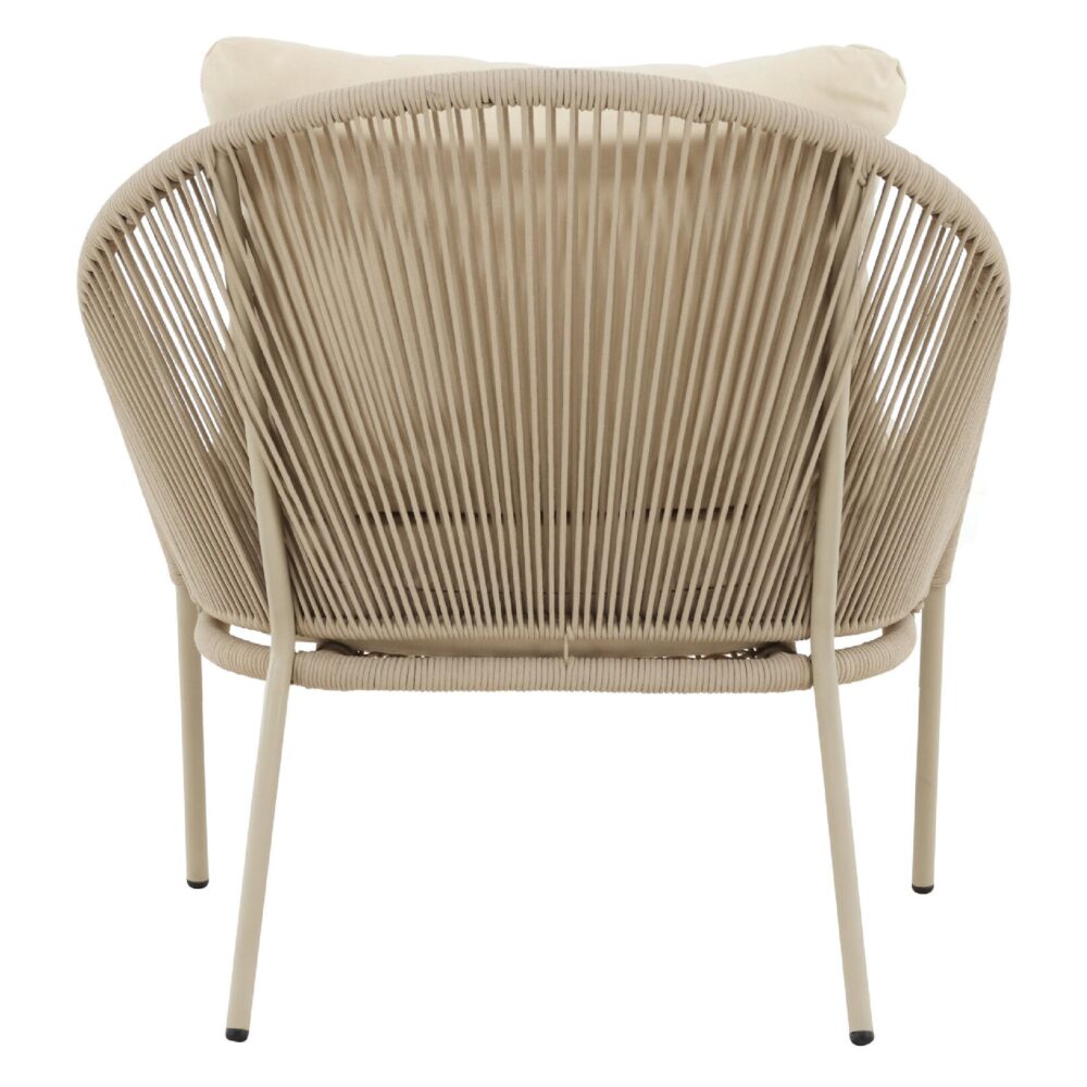 beige loungestoel voor buiten afbeelding 7