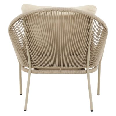 beige loungestoel voor buiten afbeelding 7