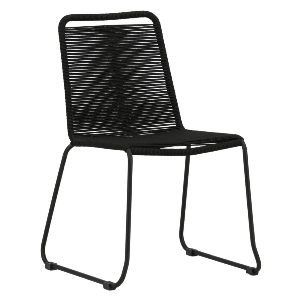 Nest of Nora stapelbare zwarte tuinstoelen afbeelding 8