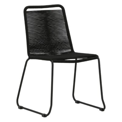 Nest of Nora stapelbare zwarte tuinstoelen afbeelding 8