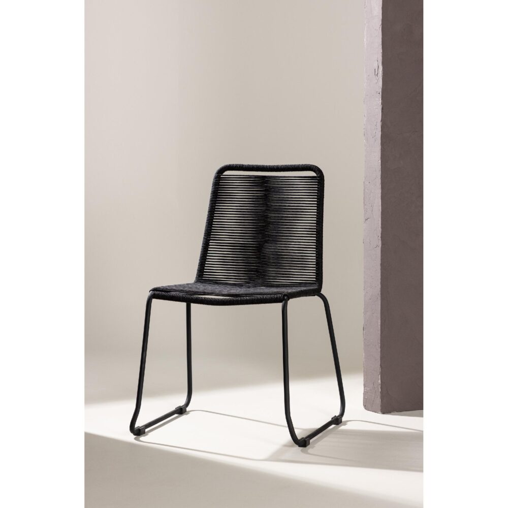 Nest of Nora stapelbare zwarte tuinstoelen afbeelding 9