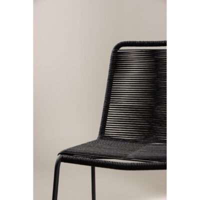 Nest of Nora stapelbare zwarte tuinstoelen afbeelding 10