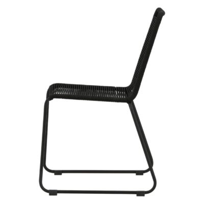 Nest of Nora stapelbare zwarte tuinstoelen afbeelding 5