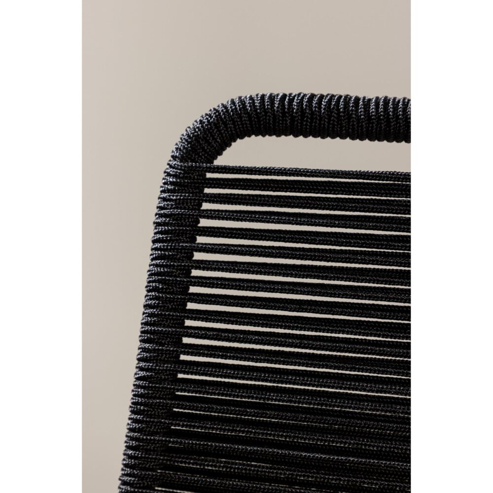 Nest of Nora stapelbare zwarte tuinstoelen afbeelding 11