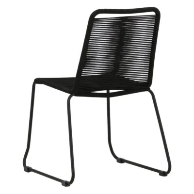 Nest of Nora stapelbare zwarte tuinstoelen afbeelding 7