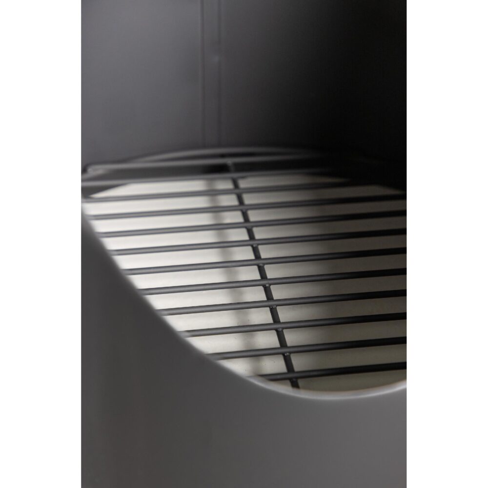 zwarte stalen vuurkorf tuinhaard afbeelding 11