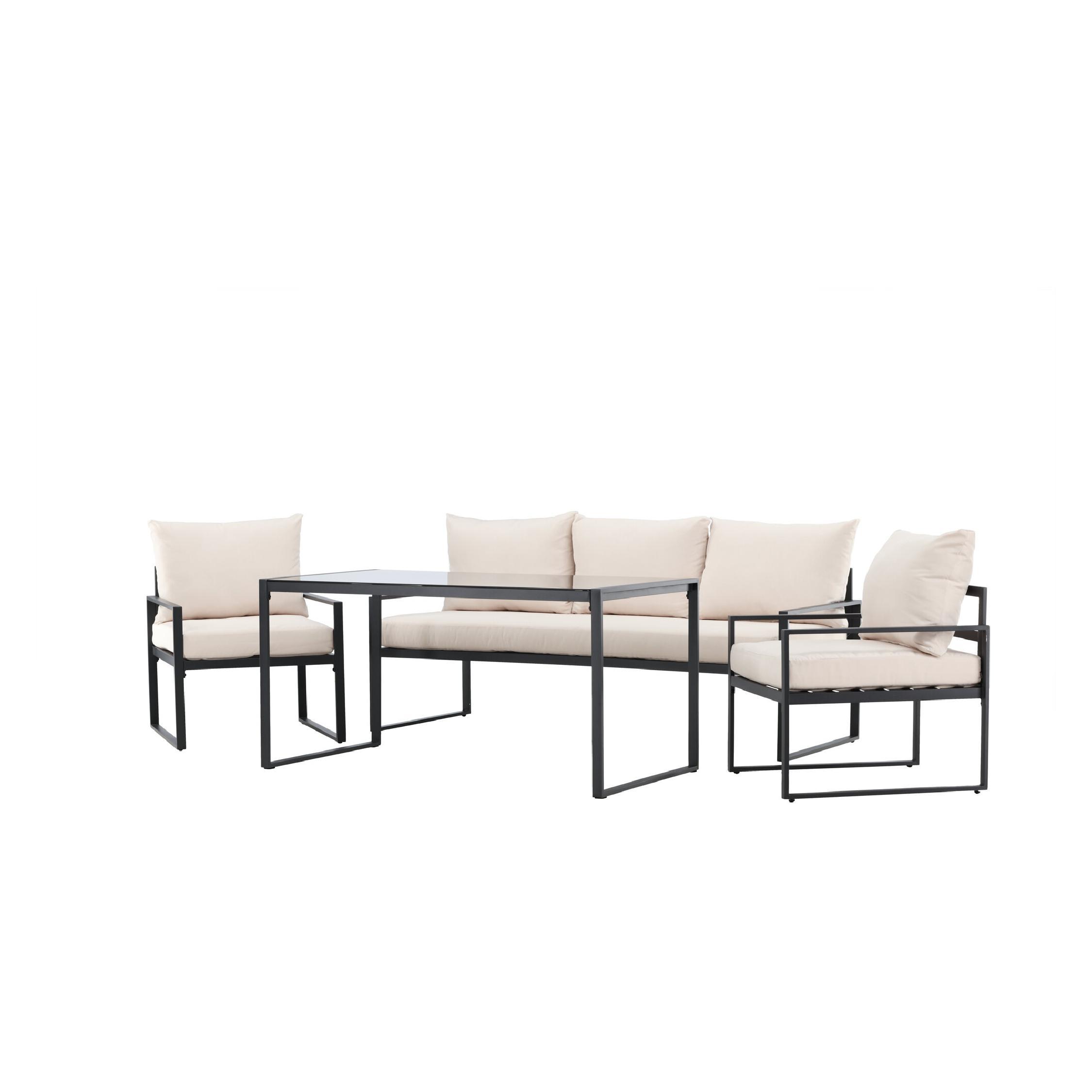 Kyra loungeset tuin 4-delig afbeelding 2