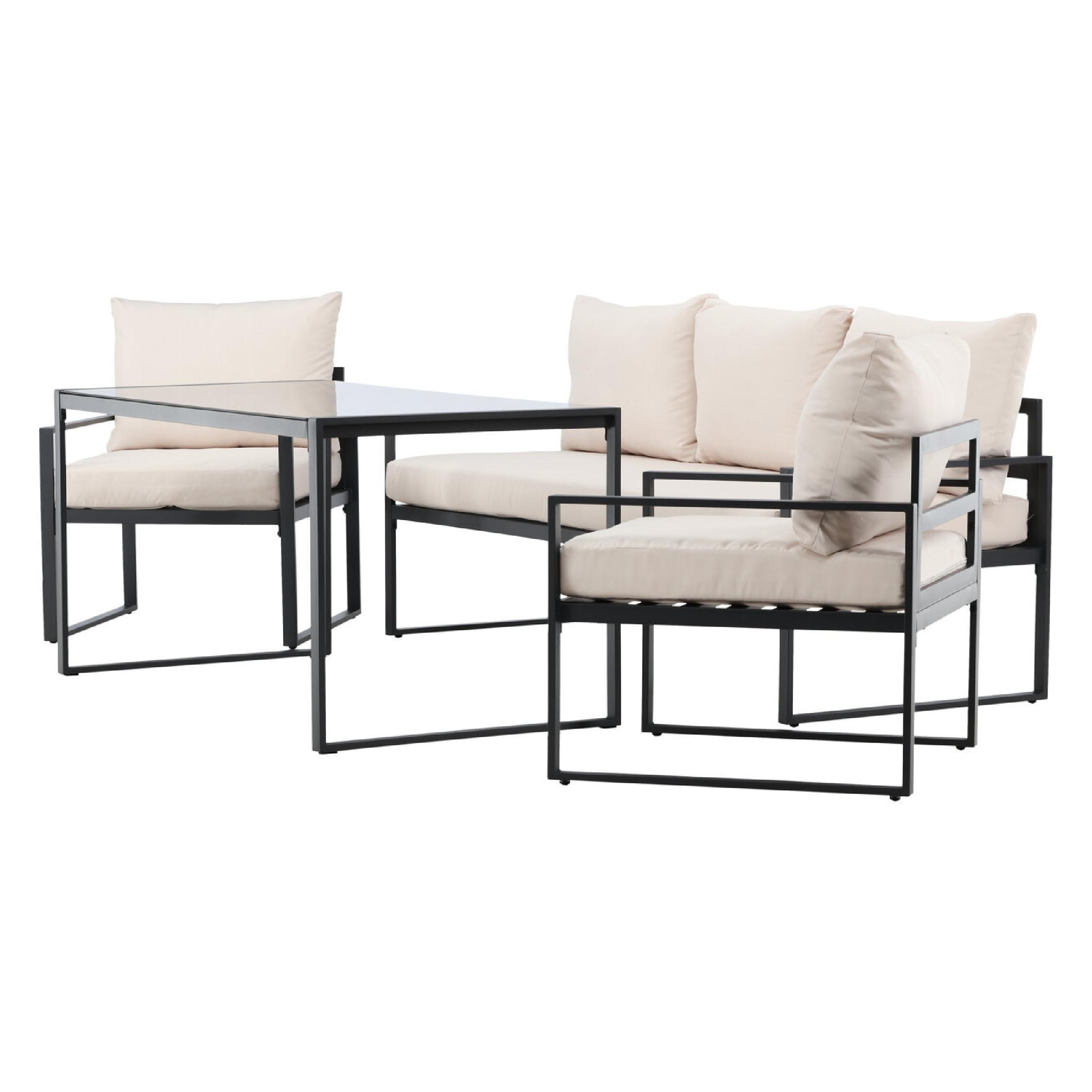 Kyra loungeset tuin 4-delig afbeelding 3