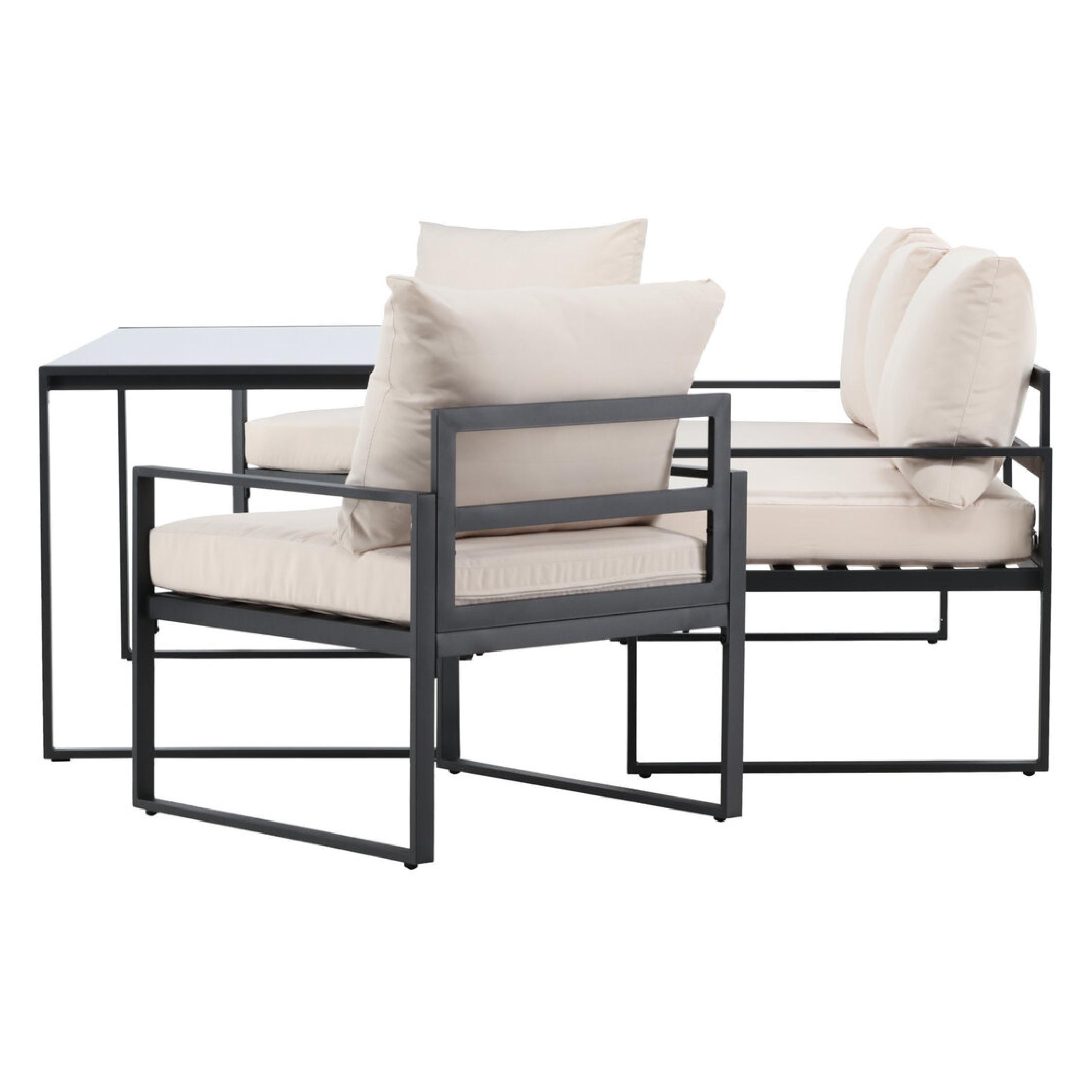 Kyra loungeset tuin 4-delig afbeelding 4