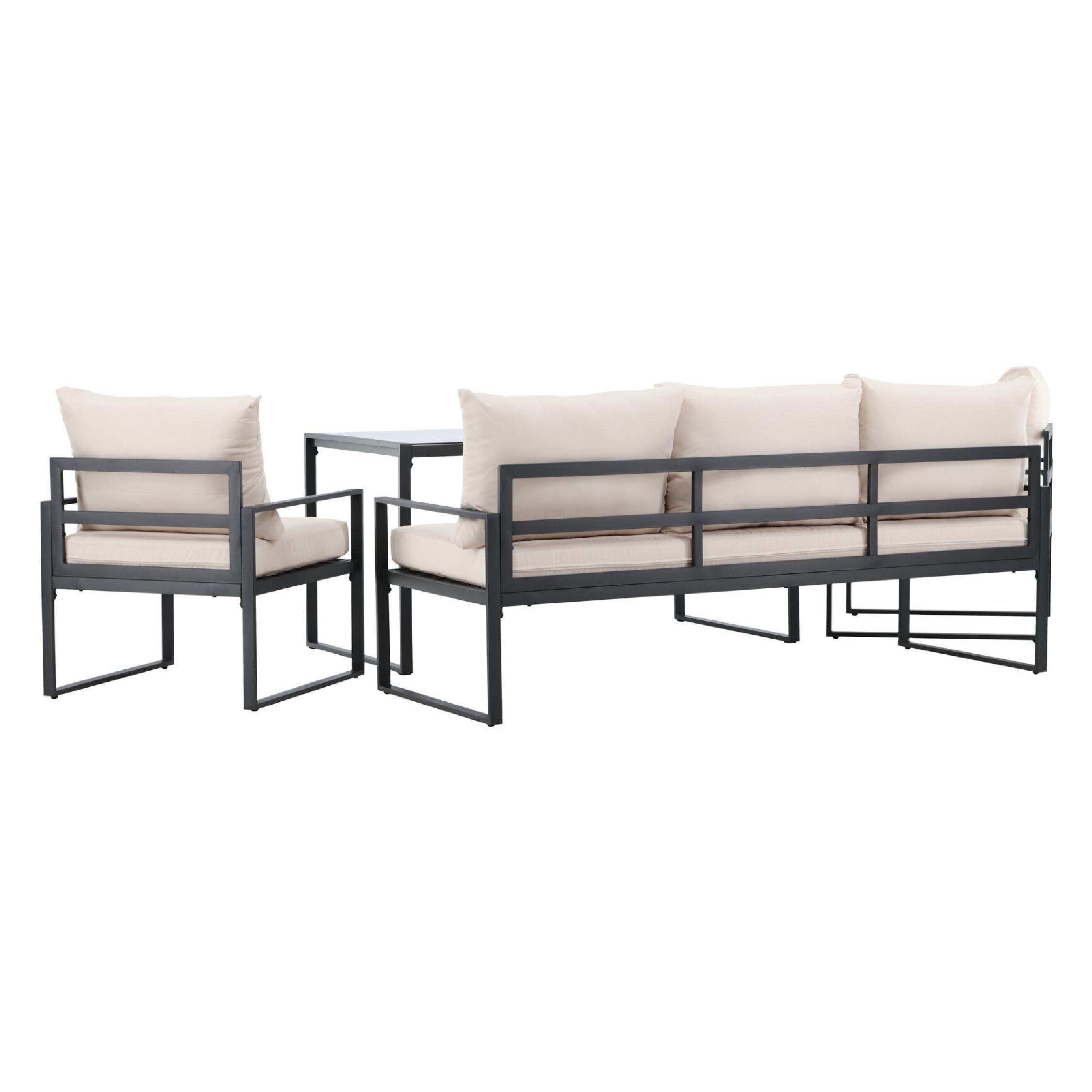 Kyra loungeset tuin 4-delig afbeelding 6