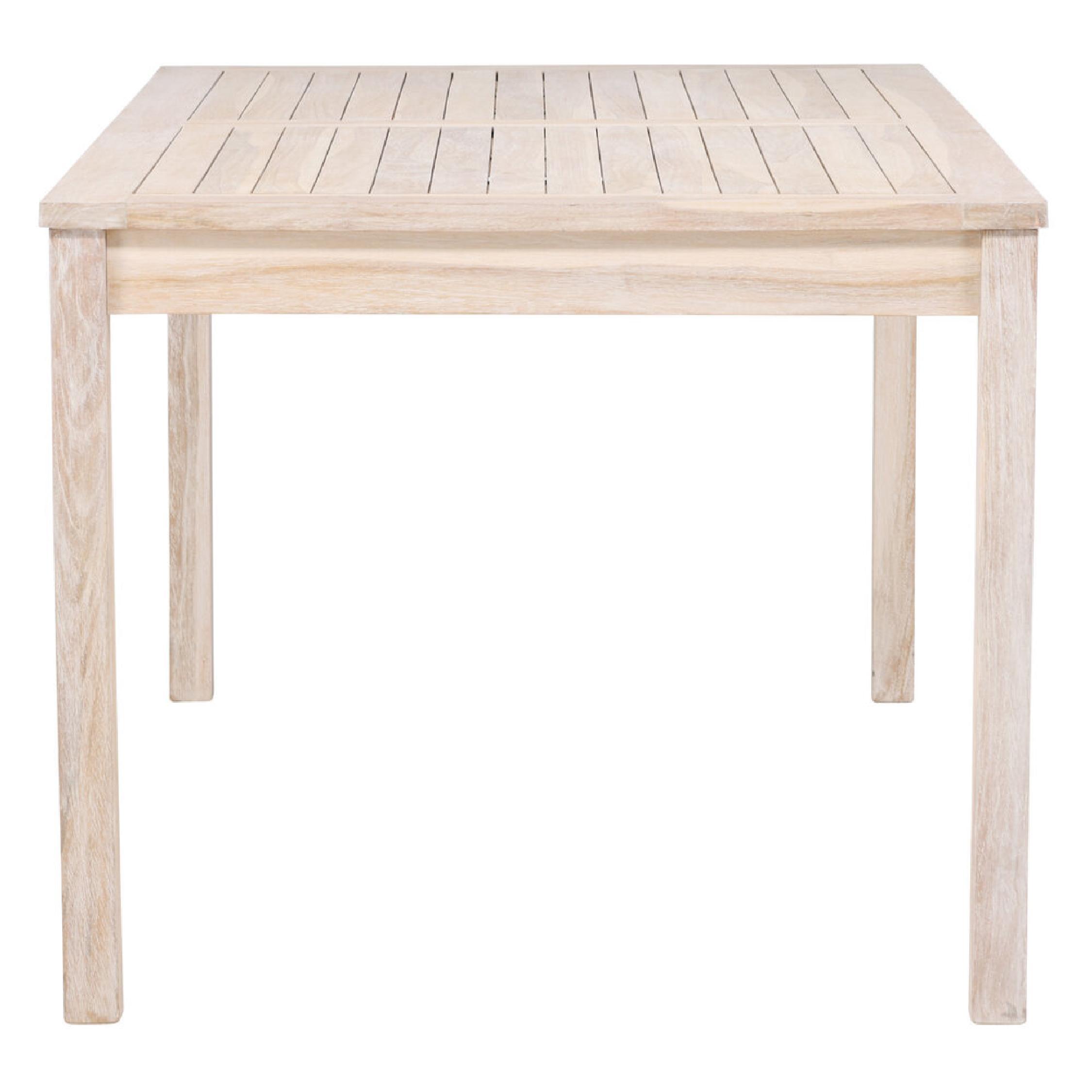 teakhouten eettafel whitewash 180x90 afbeelding 2