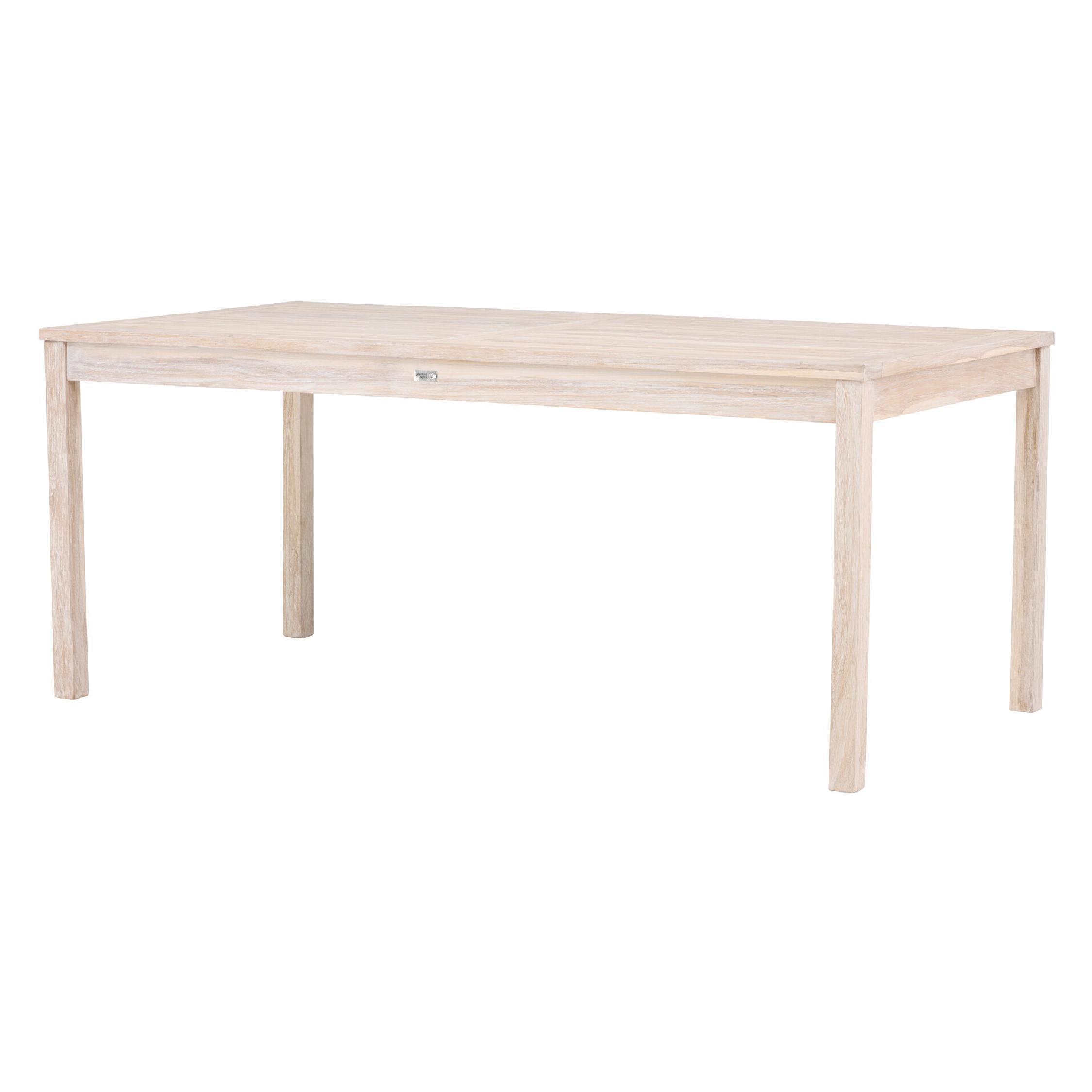 teakhouten eettafel whitewash 180x90 afbeelding 5
