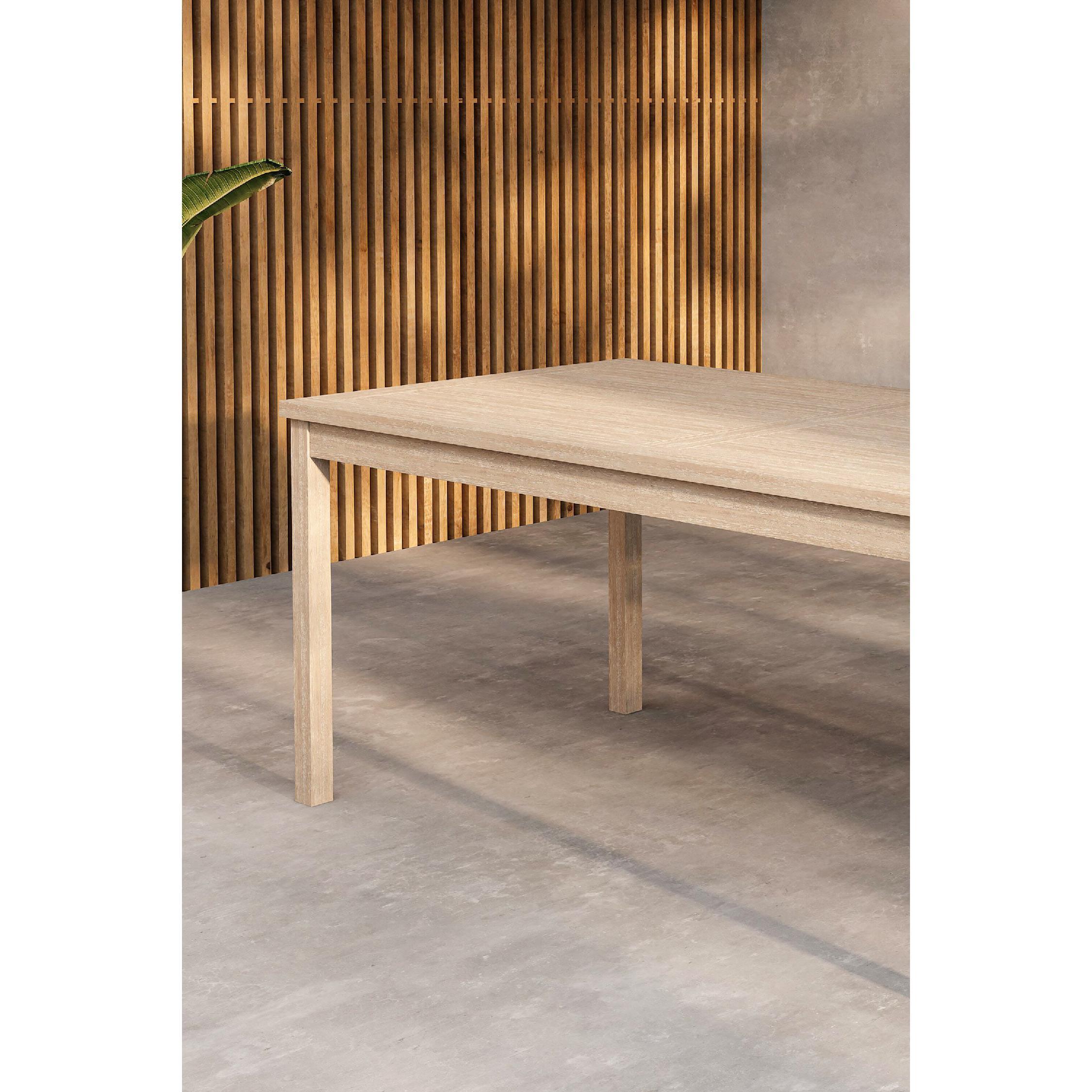 teakhouten eettafel whitewash 180x90 afbeelding 7