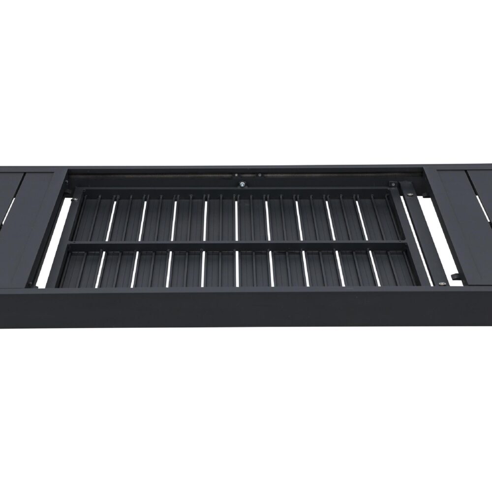 uitschuifbare aluminium tuintafel Mara zwart afbeelding 9