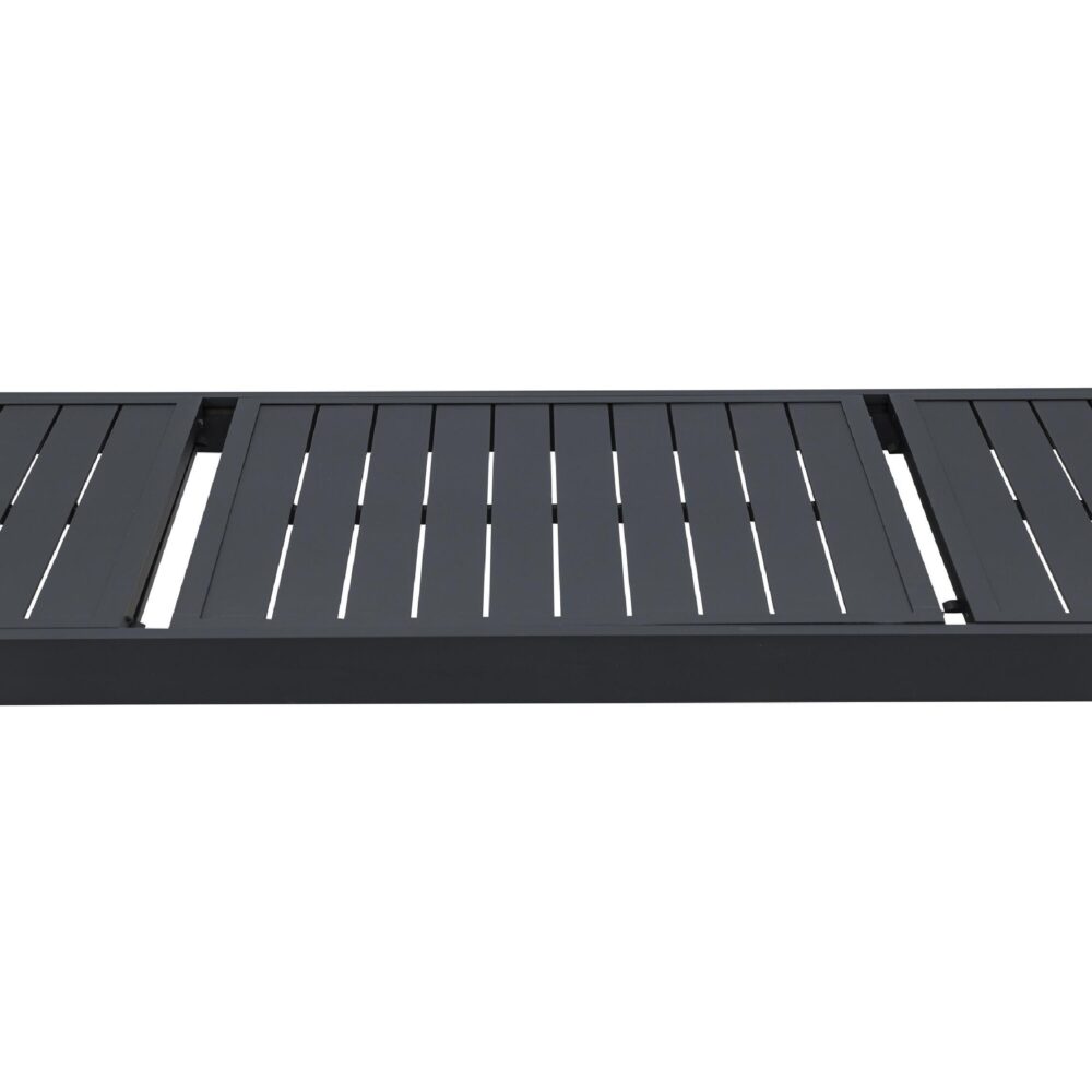 uitschuifbare aluminium tuintafel Mara zwart afbeelding 11