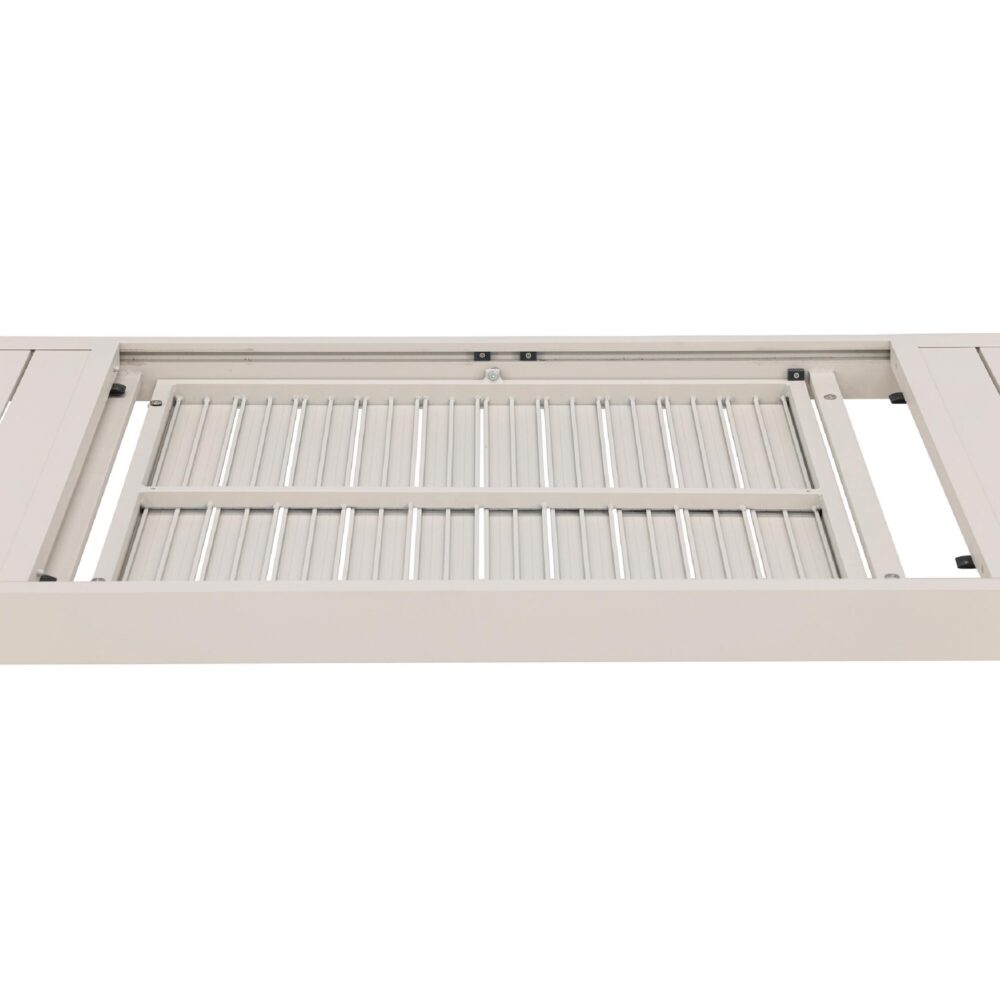 uitschuifbare aluminium tuintafel Mara beige afbeelding 7