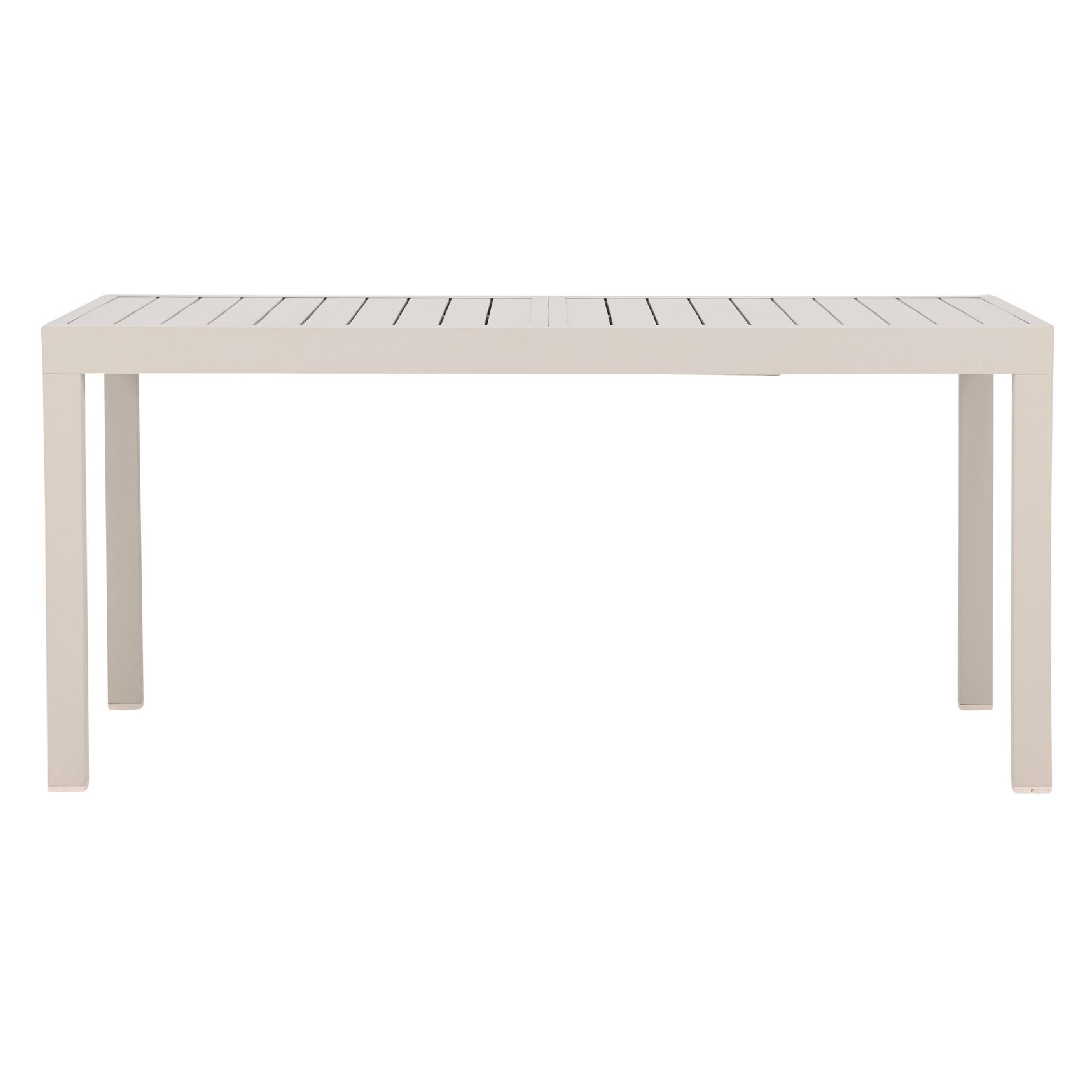 uitschuifbare aluminium tuintafel Mara beige afbeelding 1