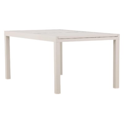 uitschuifbare aluminium tuintafel Mara beige afbeelding 3