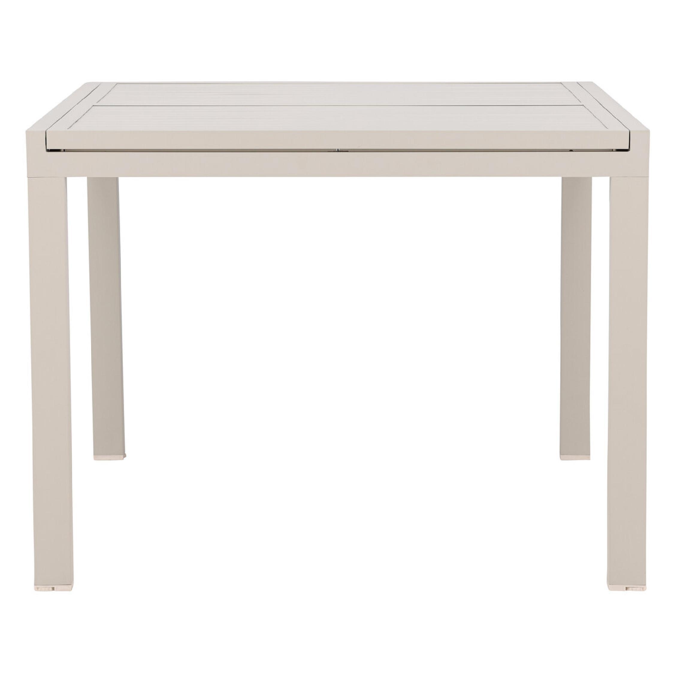 uitschuifbare aluminium tuintafel Mara beige afbeelding 4