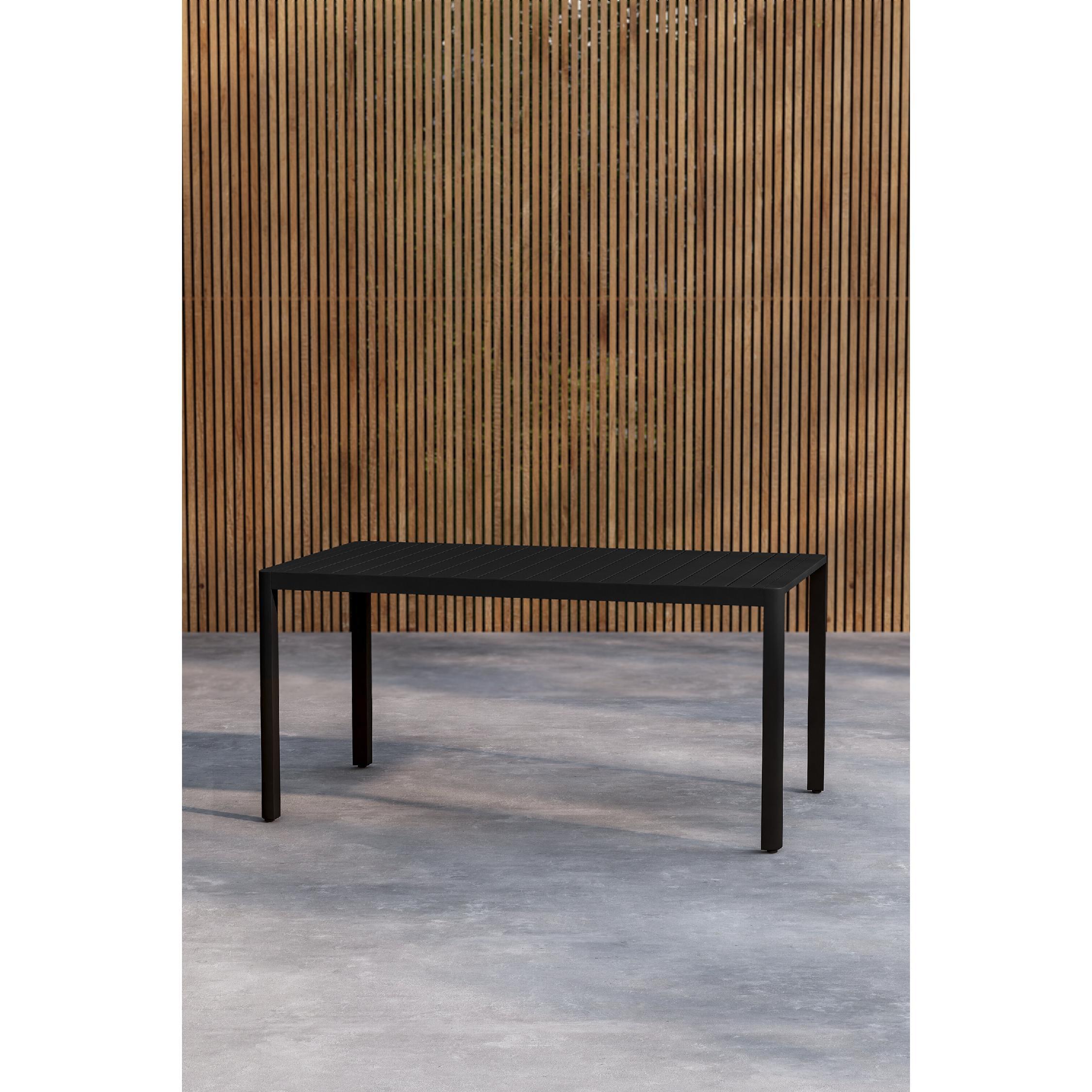 aluminium tuintafel Liva zwart 150x90 afbeelding 7