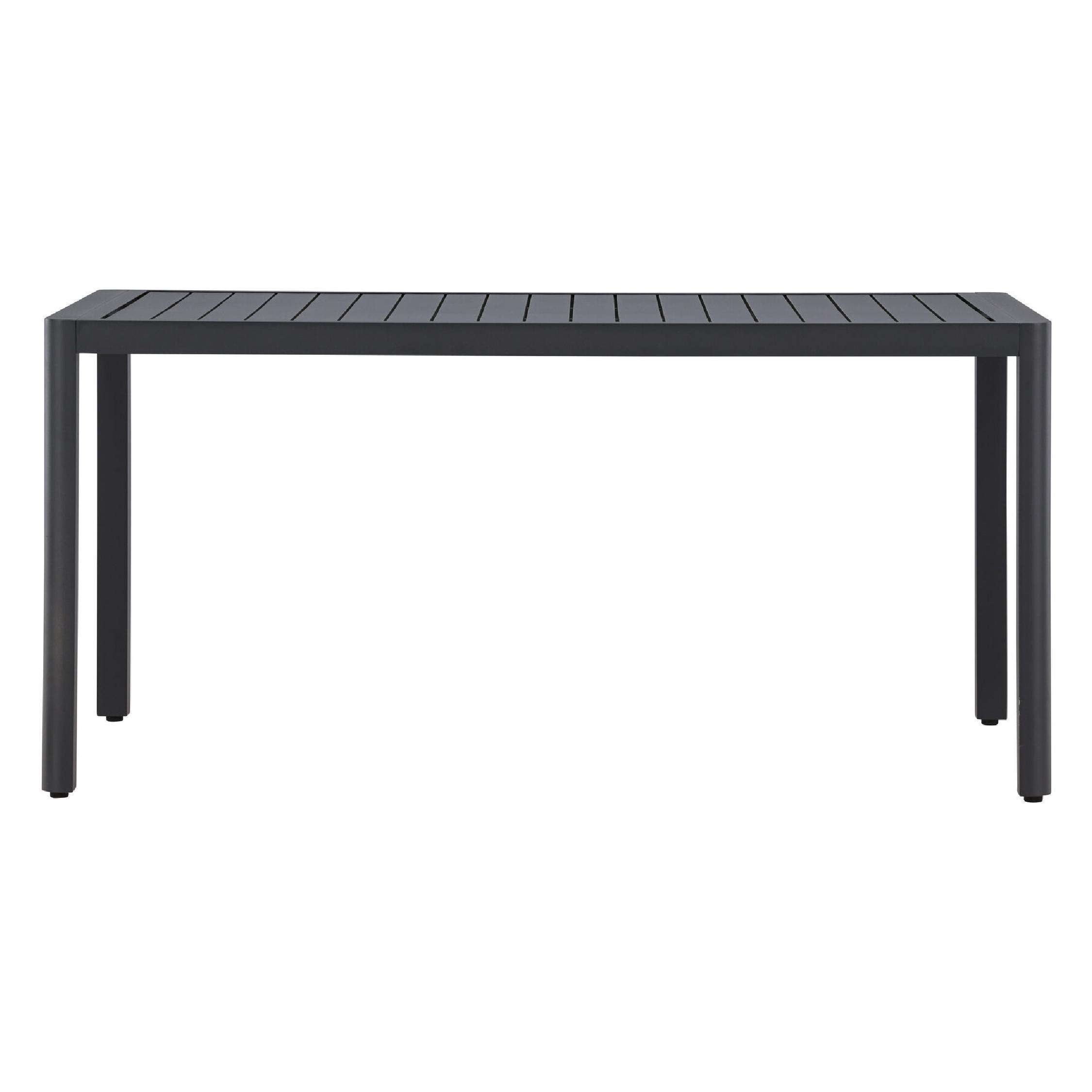 aluminium tuintafel Liva zwart 150x90 afbeelding 1