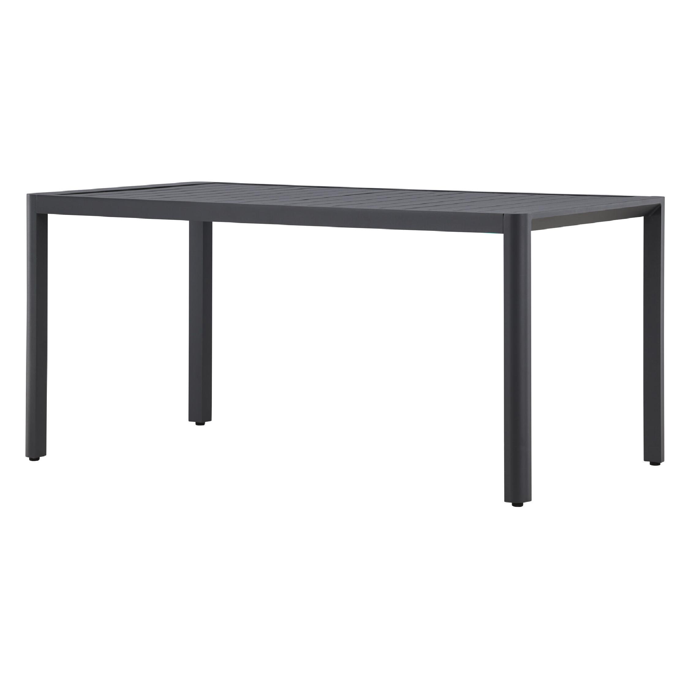 aluminium tuintafel Liva zwart 150x90 afbeelding 2